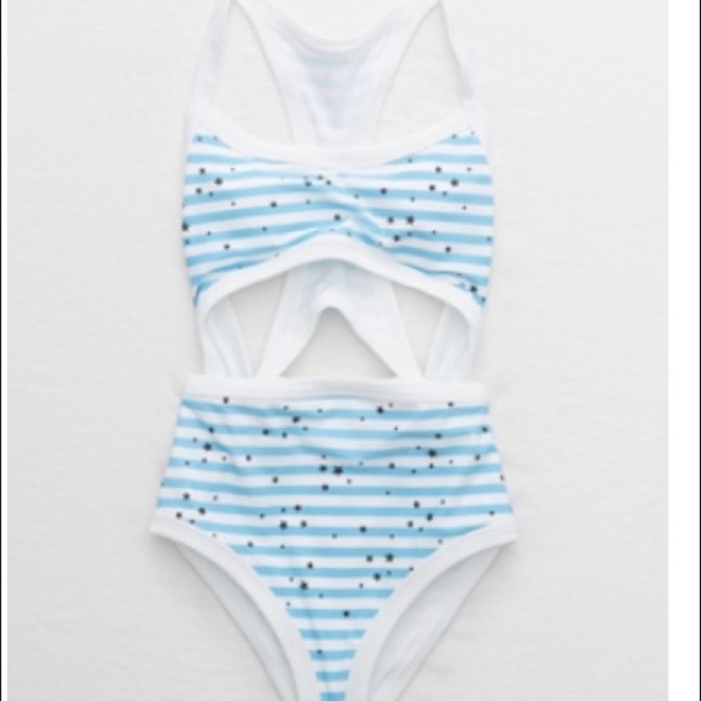 Aerie pop cut out one piece swimsuit